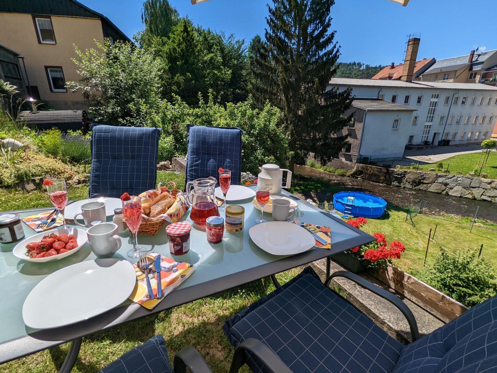 Famzi - Urlaubsmagie - Familienwohnung Mit Gemeinschaftsgarten, -Sauna & -Pool Sebnitz Εξωτερικό φωτογραφία