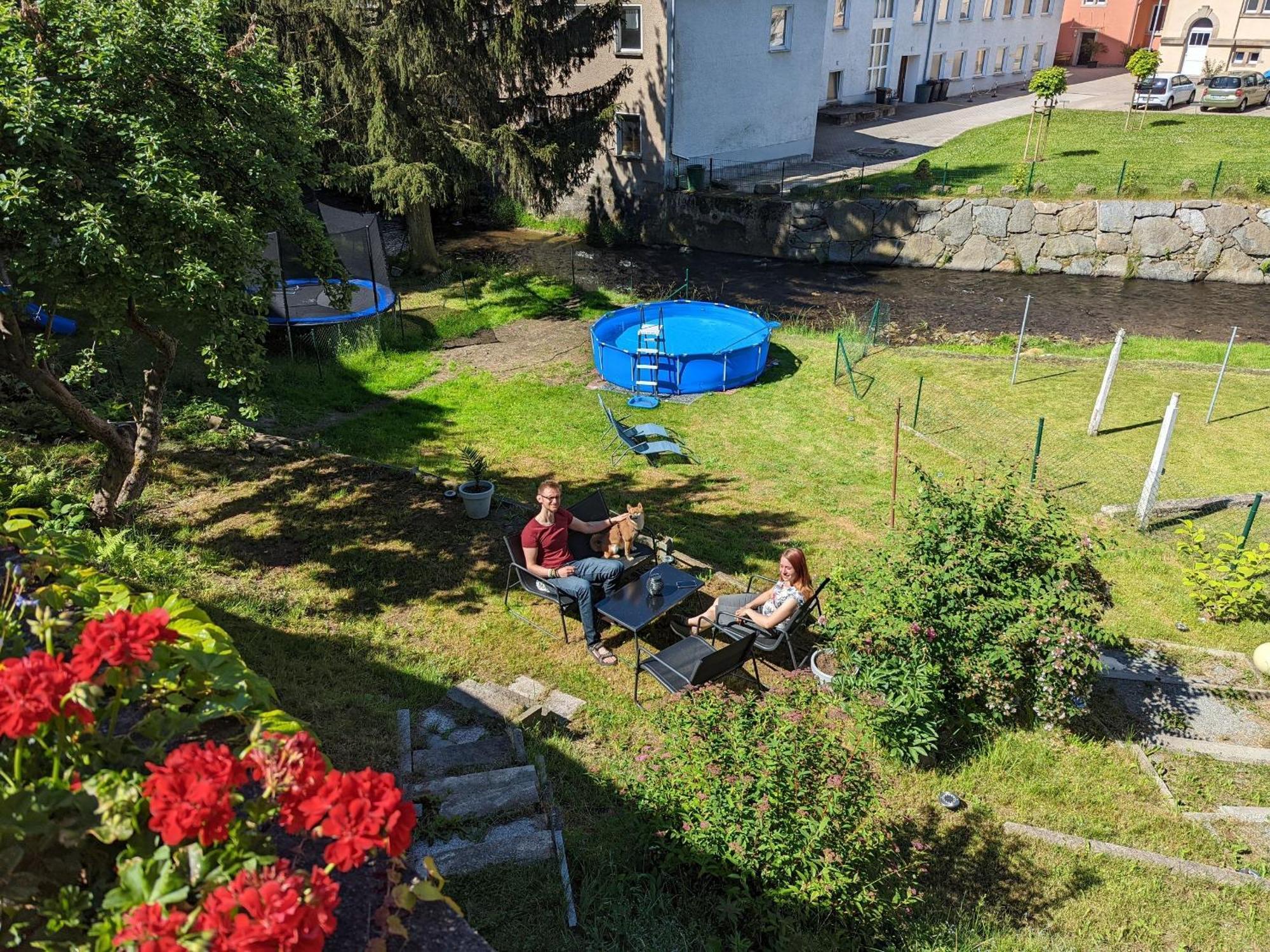 Famzi - Urlaubsmagie - Familienwohnung Mit Gemeinschaftsgarten, -Sauna & -Pool Sebnitz Εξωτερικό φωτογραφία